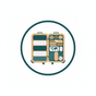 Open Suitcase Emblem
